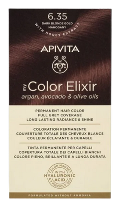 [724Ph240005810] Coloration Permanente 6.35 Blond Foncé Doré Acajou My Color Elixir Apivita