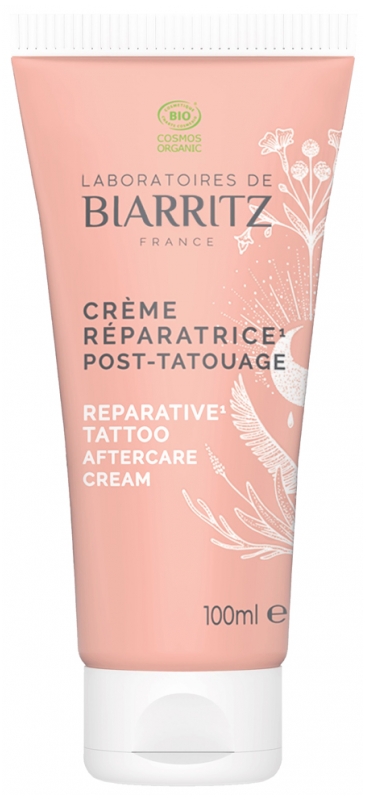 [724Ph240000615] Crème Réparatrice Post-Tatouage Bio 100 ml Laboratoires de Biarritz 