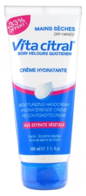 [724Ph240006286] Vita Citral Crème Hydratante Mains Sèches 100 ml + 33% Offert