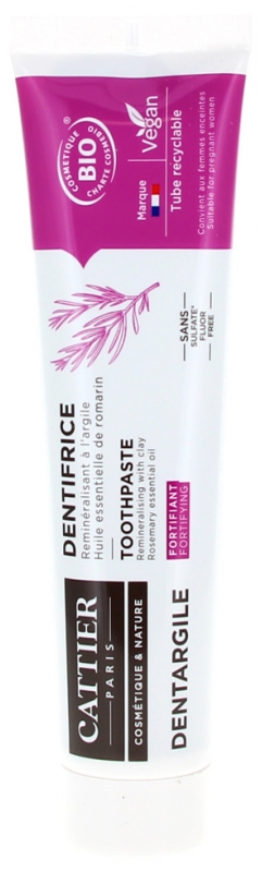 [724Ph240006799] Cattier Dentargile Dentifrice Fortifiant Bio 75 ml