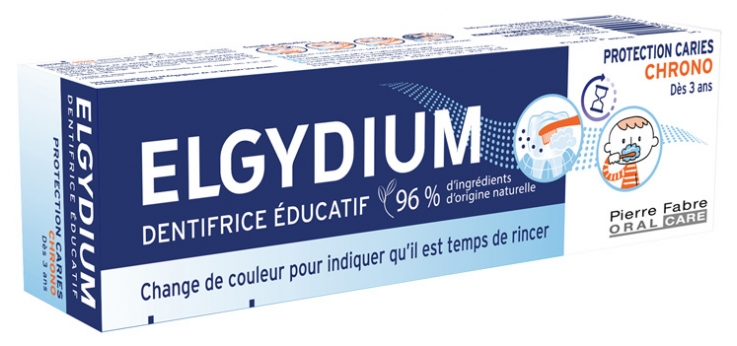 [724Ph240006854] Dentifrice Éducatif Protection Caries 50ml Elgydium
