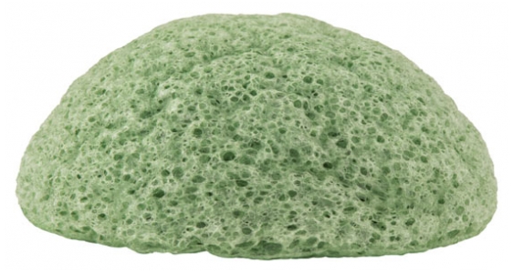 Éponge Konjac au Thé Vert Éponge Douce Exfoliante Erborian