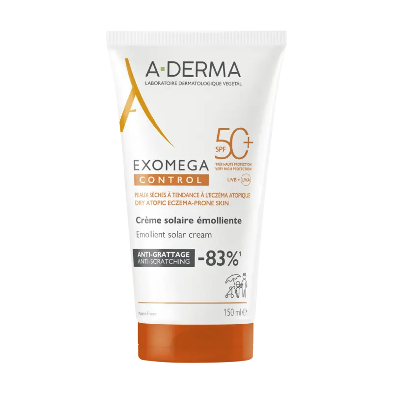 [724Ph240009374] Exomega Control Crème Solaire Emolliente SPF50+ A-Derma
