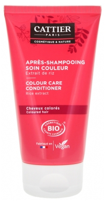 [724Ph240000955] Après-Shampoing Cheveux Colorés Soin Couleur Bio 150ml Cattier