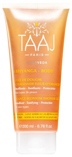 Abhyanga Gelée de Douche Gourmande Fleur d'Oranger 200ml Taaj 