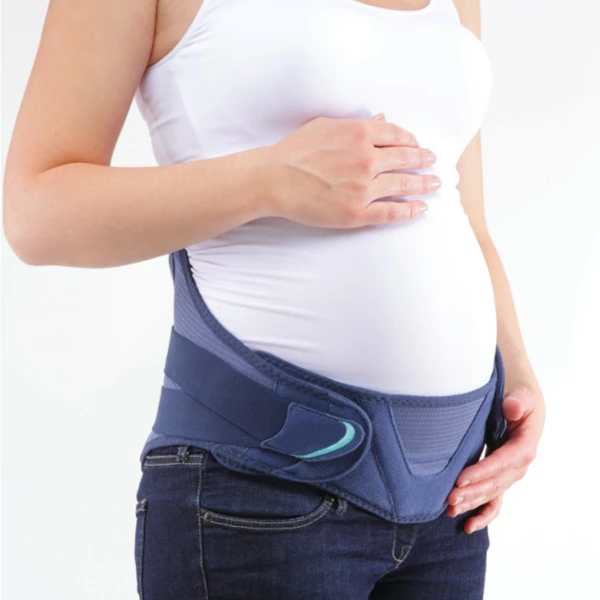 Lombogib Maternity Ceinture de Grossesse Grise Taille 1 Hauteur 26cm Gibaud 