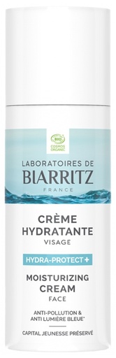 HYDRA-PROTECT + Crème Hydratante Visage Bio 50 ml Laboratoires de Biarritz 