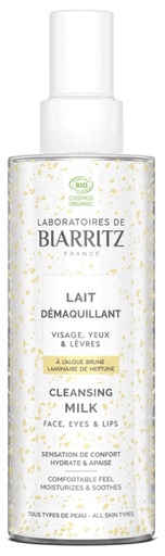 Lait Démaquillant Bio 200 ml Laboratoires de Biarritz 