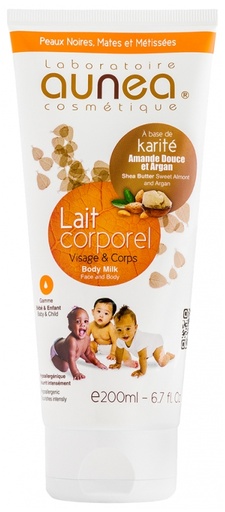 Lait Corporel Visage Corps 200 ml Aunéa