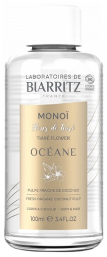 Océane Monoï Océane Fleur de Tiaré Bio 100 ml Laboratoires de Biarritz 
