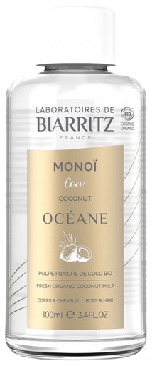 Océane Monoï Noix de Coco Bio 100 ml Laboratoires de Biarritz 