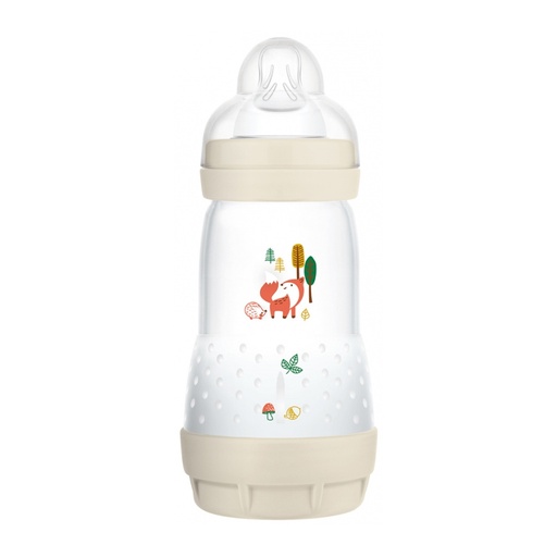 MAM Easy Start Biberon Anti-Colique Couleurs de la Nature 260ml 2 Mois et + Débit 2