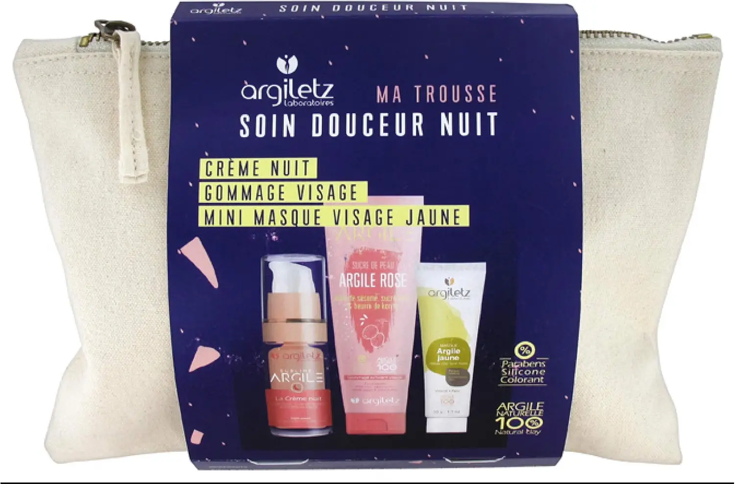Trousse Soin Douceur Nuit Argiletz