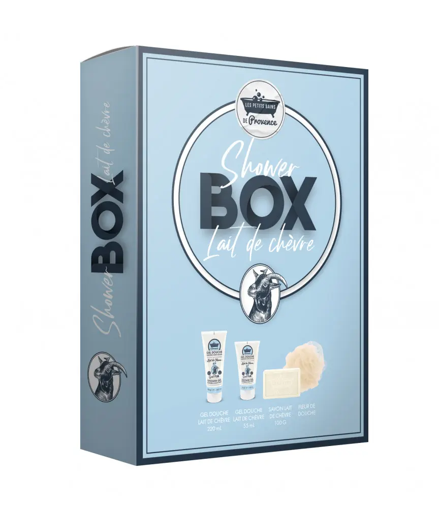 Shower Box Lait de Chèvre Les Petits Bains de Provence