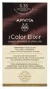 Coloration Permanente 5.35 Acajou Doré Marron Clair My Color Elixir Apivita