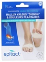 Epitact Coussinets Double Protection Hallux Valgus Oignon & Douleurs Plantaires 1 Paire