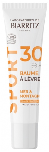 Sport Baume à Lèvres SPF30 Bio 15 ml Laboratoires de Biarritz 