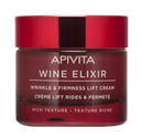 Crème Lift Rides & Fermeté Texture Riche Wine Elixir Apivita