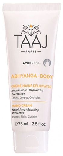 Abhyanga Crème Mains Délhicates 75ml Taaj 